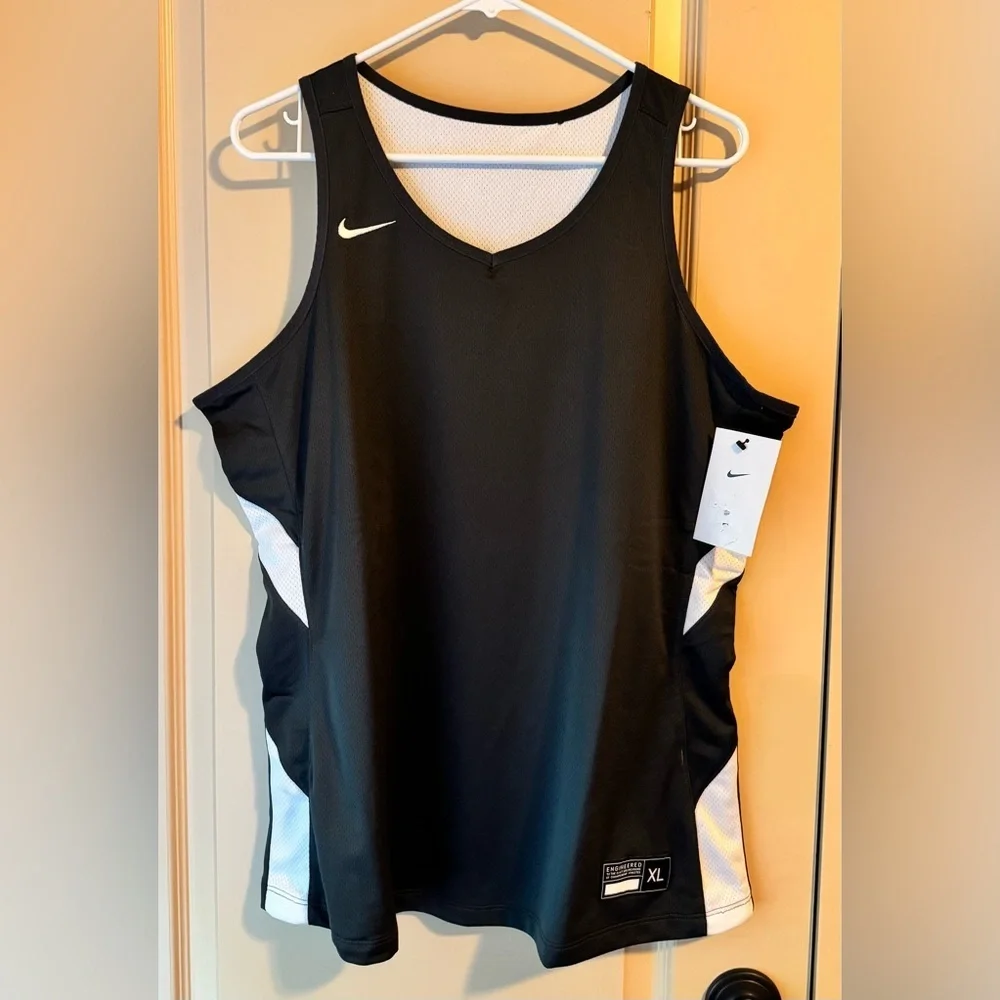 Nike | Tops | XL Nike Womens Basketball Jersey Reversible Gray /White Tank...